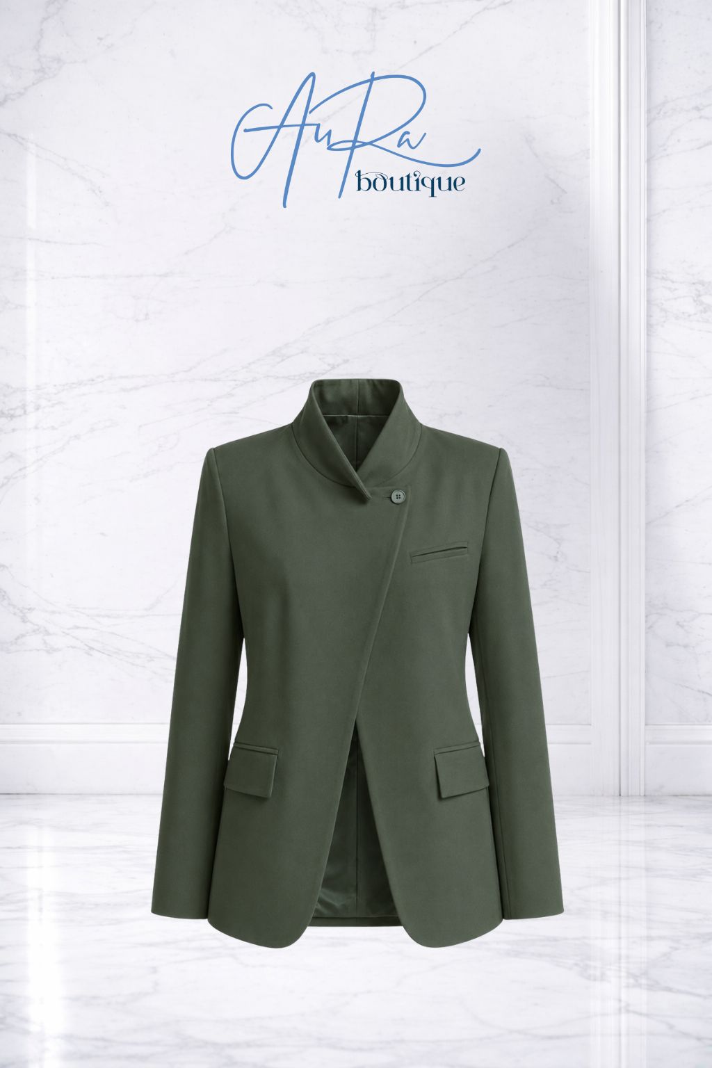 Italy Milano Asymmetric Blazer