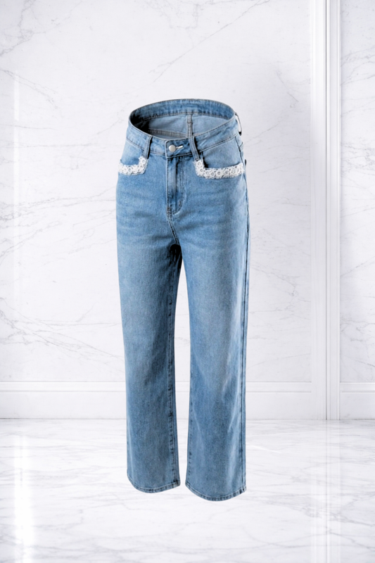 Lace & Detail Denim