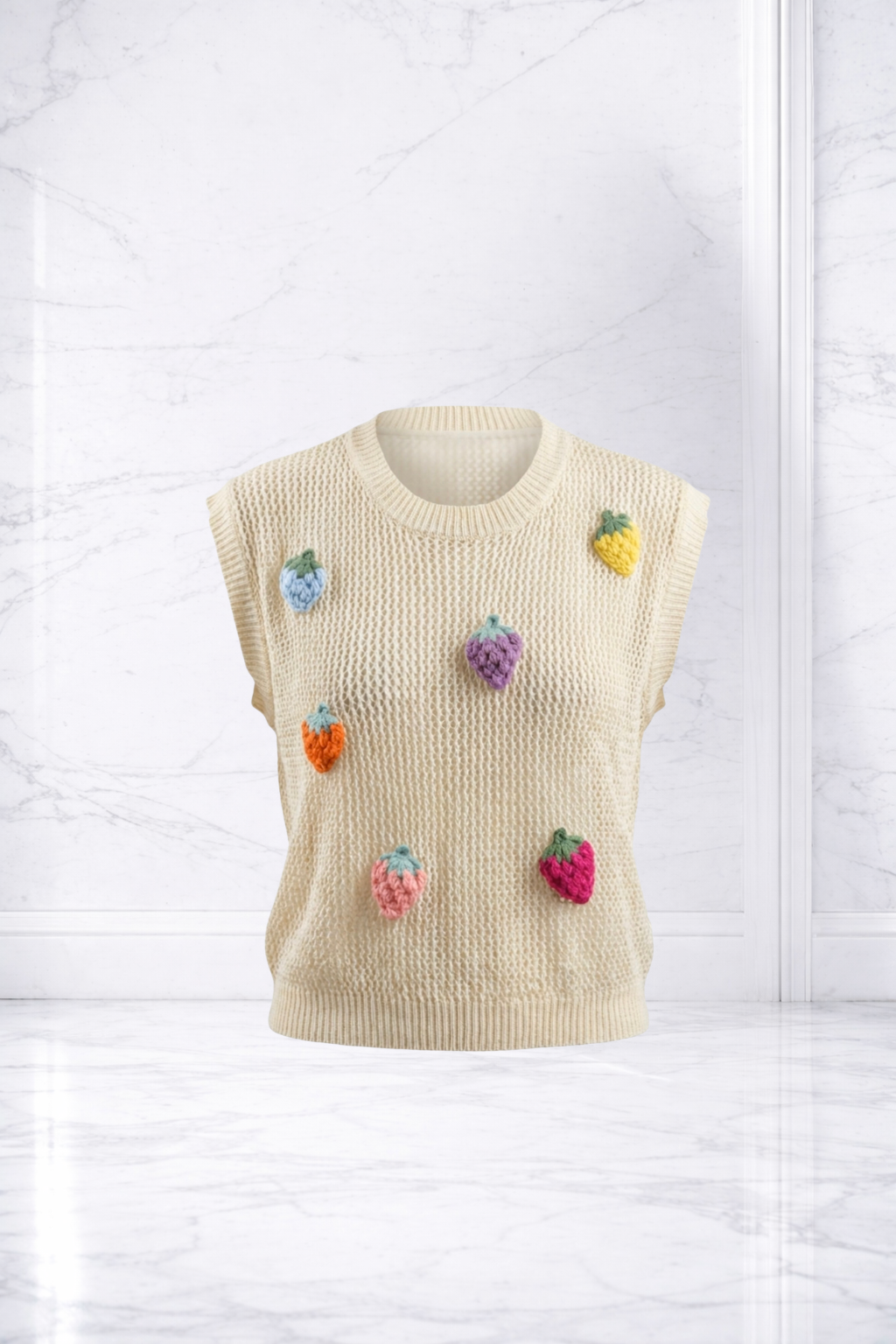 Italy Dolce Berry Knit Top