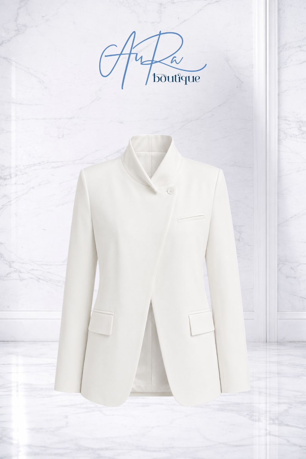Italy Milano Asymmetric Blazer
