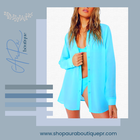 Aviela Aqua Cover Up Set