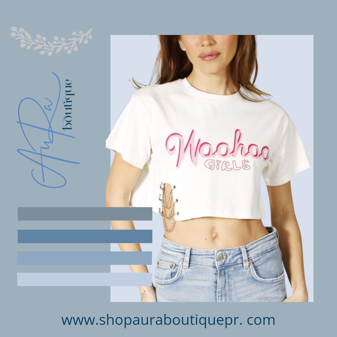 AuRa Woohoo Crop T-Shirt