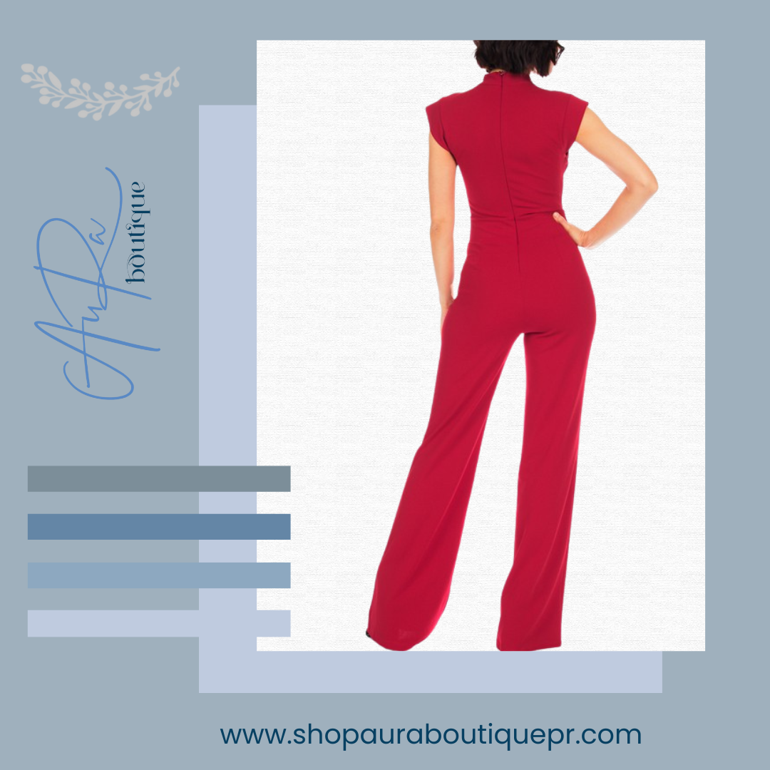 Adira Red Jumpsuit